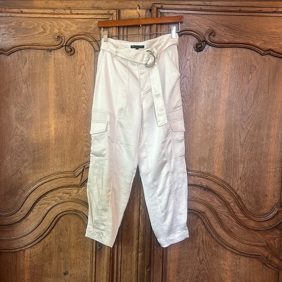 Banana Republic Pants - Banana Republic Cream Silk Utility Pant